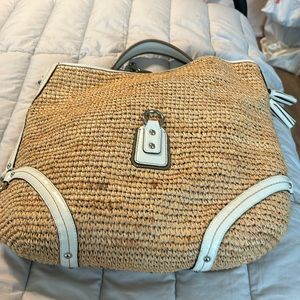 Coach vintage sea grass bag